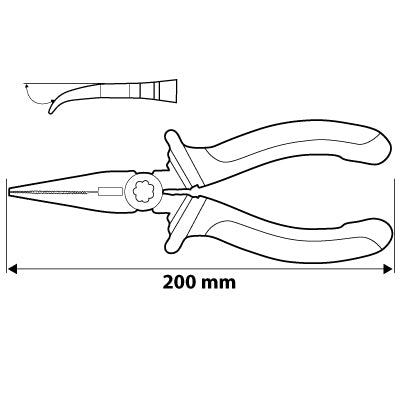 Kliešte ploché bočné 200 mm od NEO TOOLS nájdeš na naravis.sk