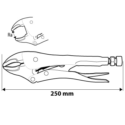 Kliešte rýchloupínacie 250 mm od NEO TOOLS nájdeš na naravis.sk