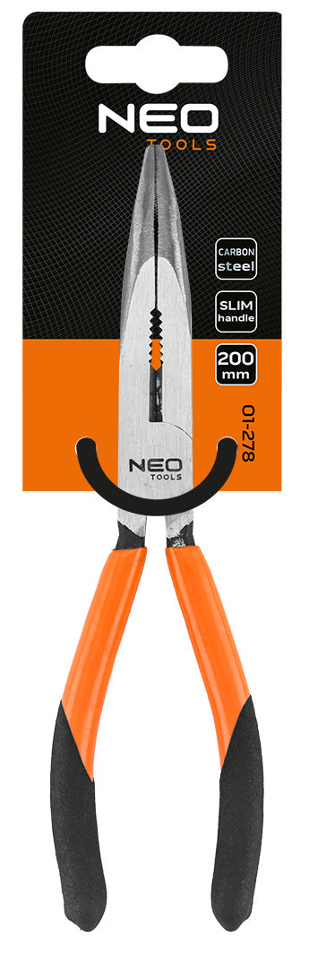 Zakrivené podlhovasté kliešte 200 mm od NEO TOOLS nájdeš na naravis.sk