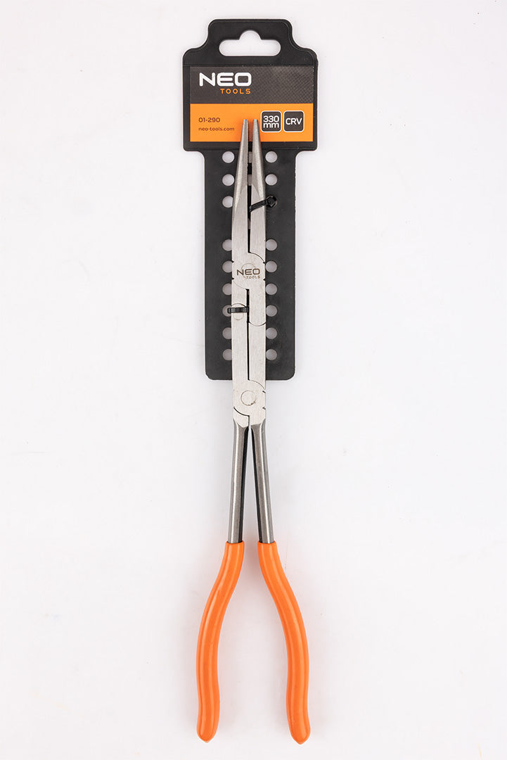 Ohnuté kliešte s dvojitým kĺbom CRV od NEO TOOLS nájdeš na naravis.sk