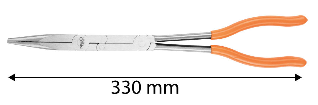 Ohnuté kliešte s dvojitým kĺbom CRV od NEO TOOLS nájdeš na naravis.sk