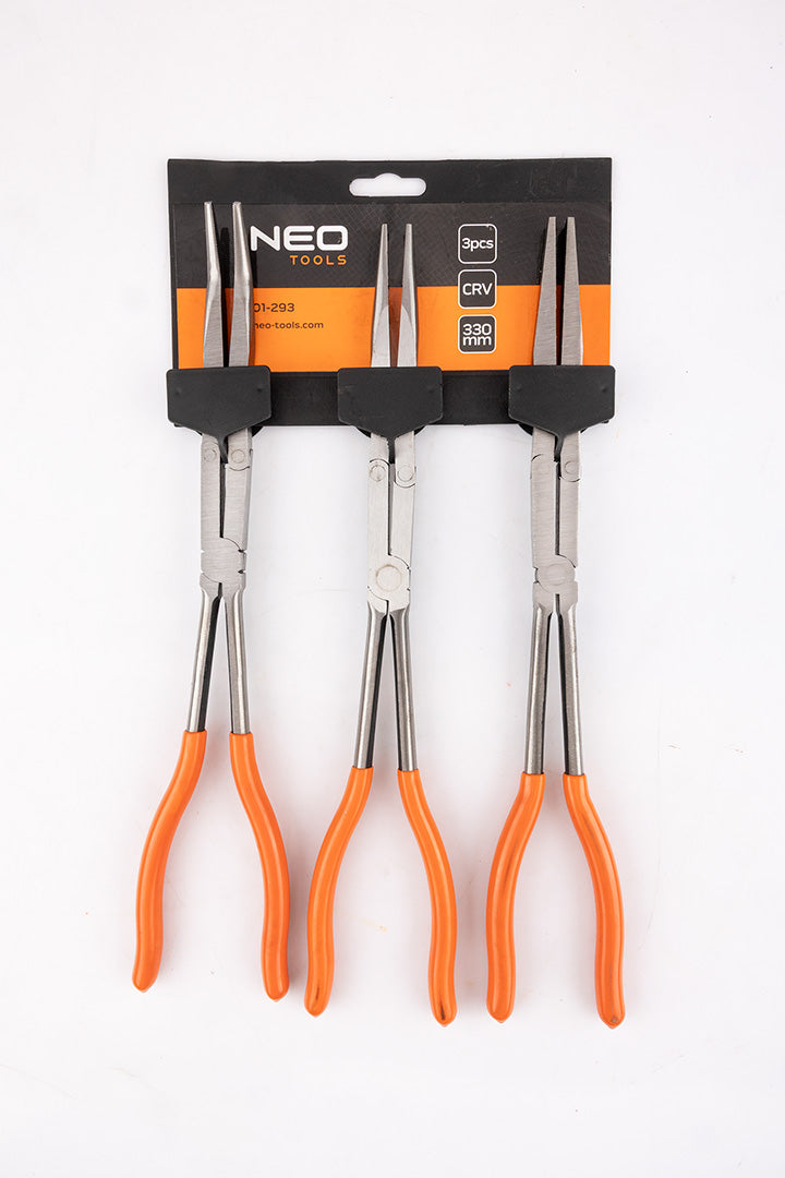 CRV dvojkĺbové kliešte sada 3 ks. od NEO TOOLS nájdeš na naravis.sk