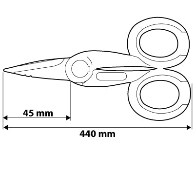 Profi elekrikárske nožnice 140 mm od NEO TOOLS nájdeš na naravis.sk