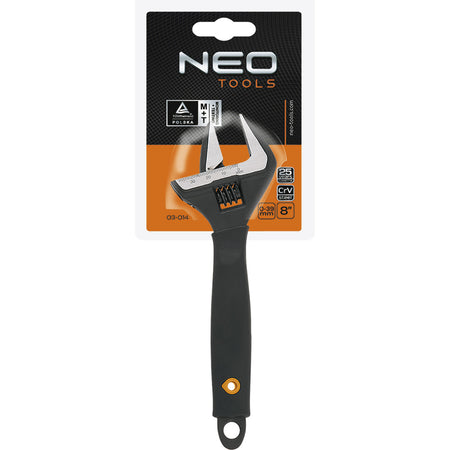 Nastaviteňý kľúč 200 mm, 0-38 mm od NEO TOOLS nájdeš na naravis.sk