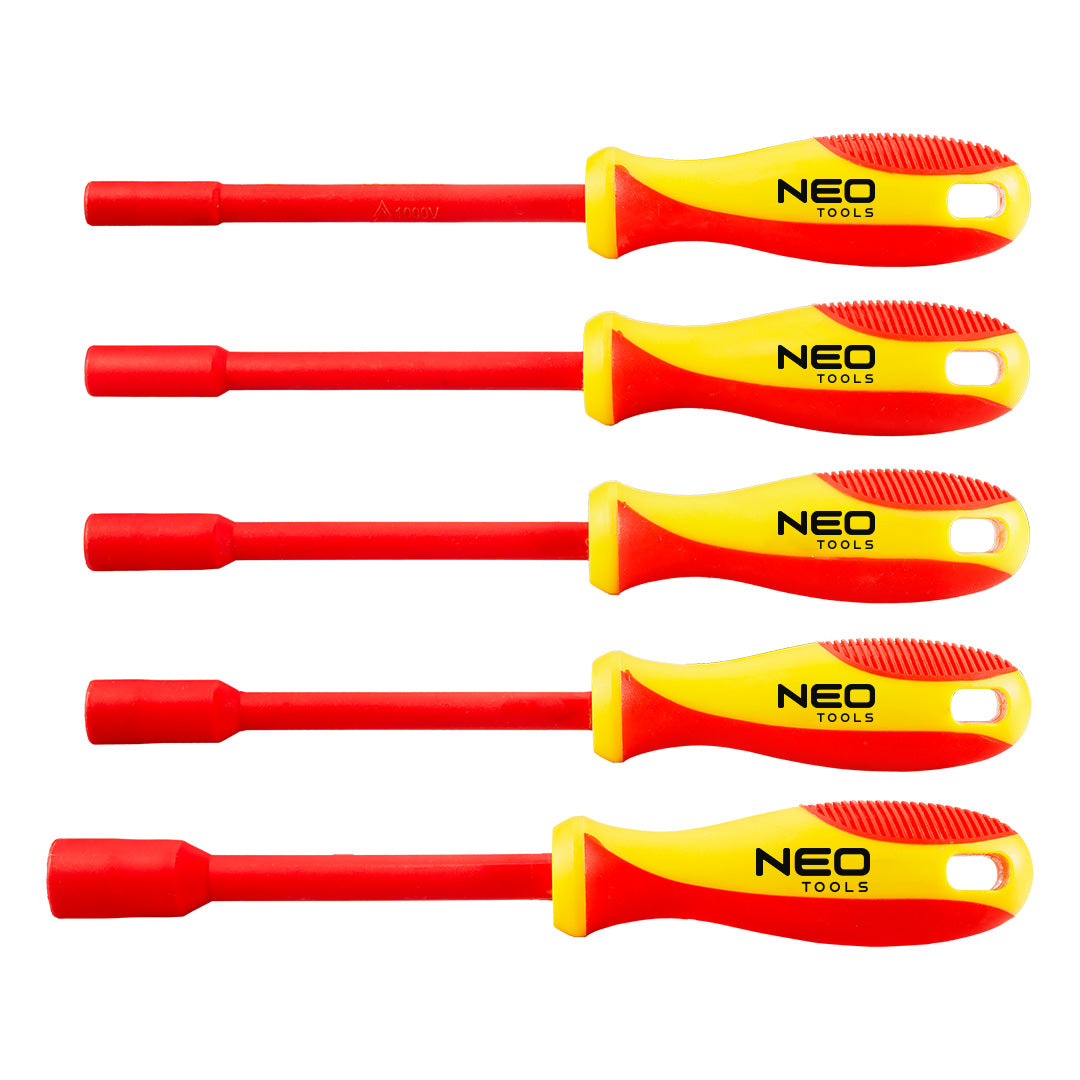 Izolované nástrčné skrutkovače 5 ks. od NEO TOOLS nájdeš na naravis.sk