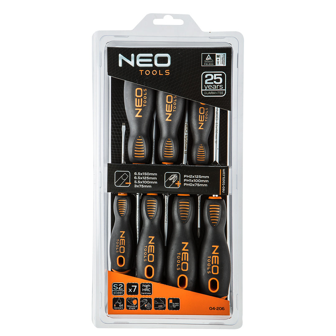 Sada skrutkovačov, 7 ks od NEO TOOLS nájdeš na naravis.sk