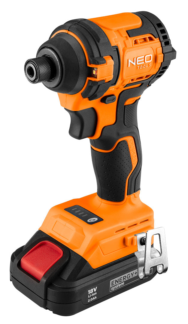 Bezkartáčový rázový uťahovák 18V, 300Nm, šesťhran ¼", kompaktný, Energy+, bez batérie od NEO TOOLS nájdeš na naravis.sk