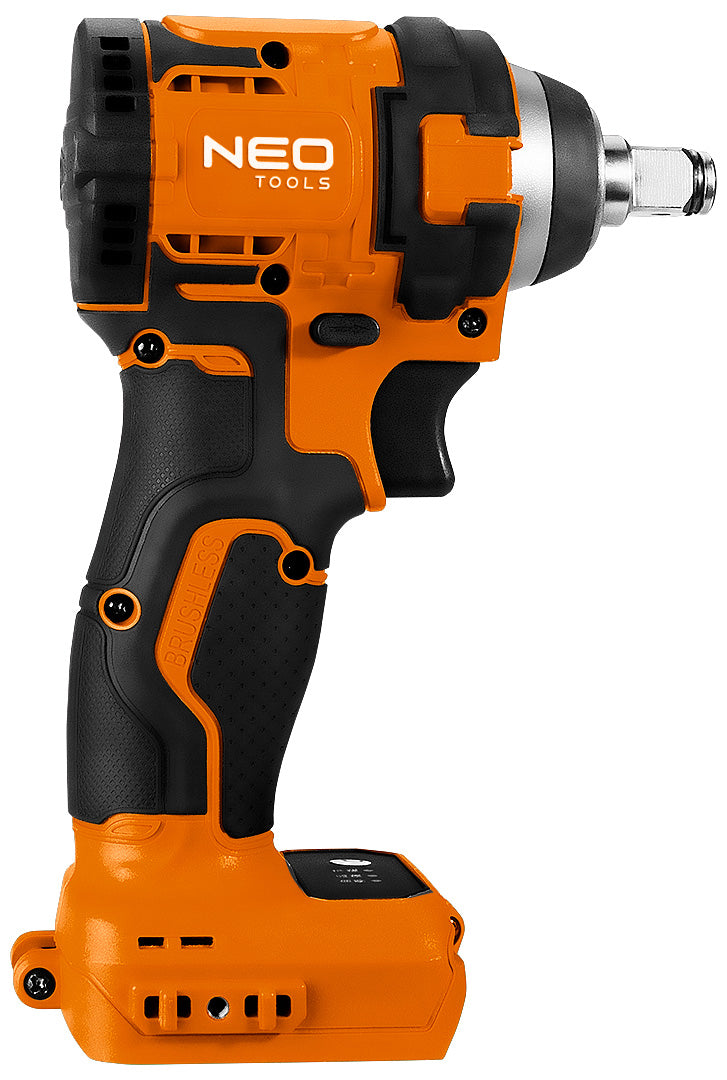 Bezkartáčový rázový kľúč 18 V, 350 Nm, ½", kompaktný, Energy+, bez batérie od NEO TOOLS nájdeš na naravis.sk
