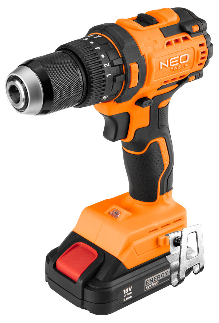 18 V bezkartáčová príklepová vŕtačka/šrotovník, 13 mm skľučovadlo, kompaktný, Energy+, bez akumulátora od NEO TOOLS nájdeš na naravis.sk