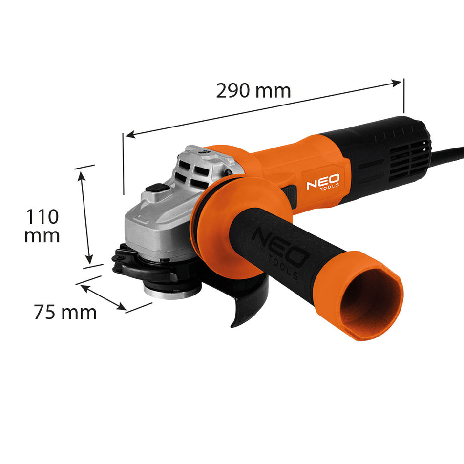 Uhlová brúska 1000W, 125 mm od NEO TOOLS nájdeš na naravis.sk