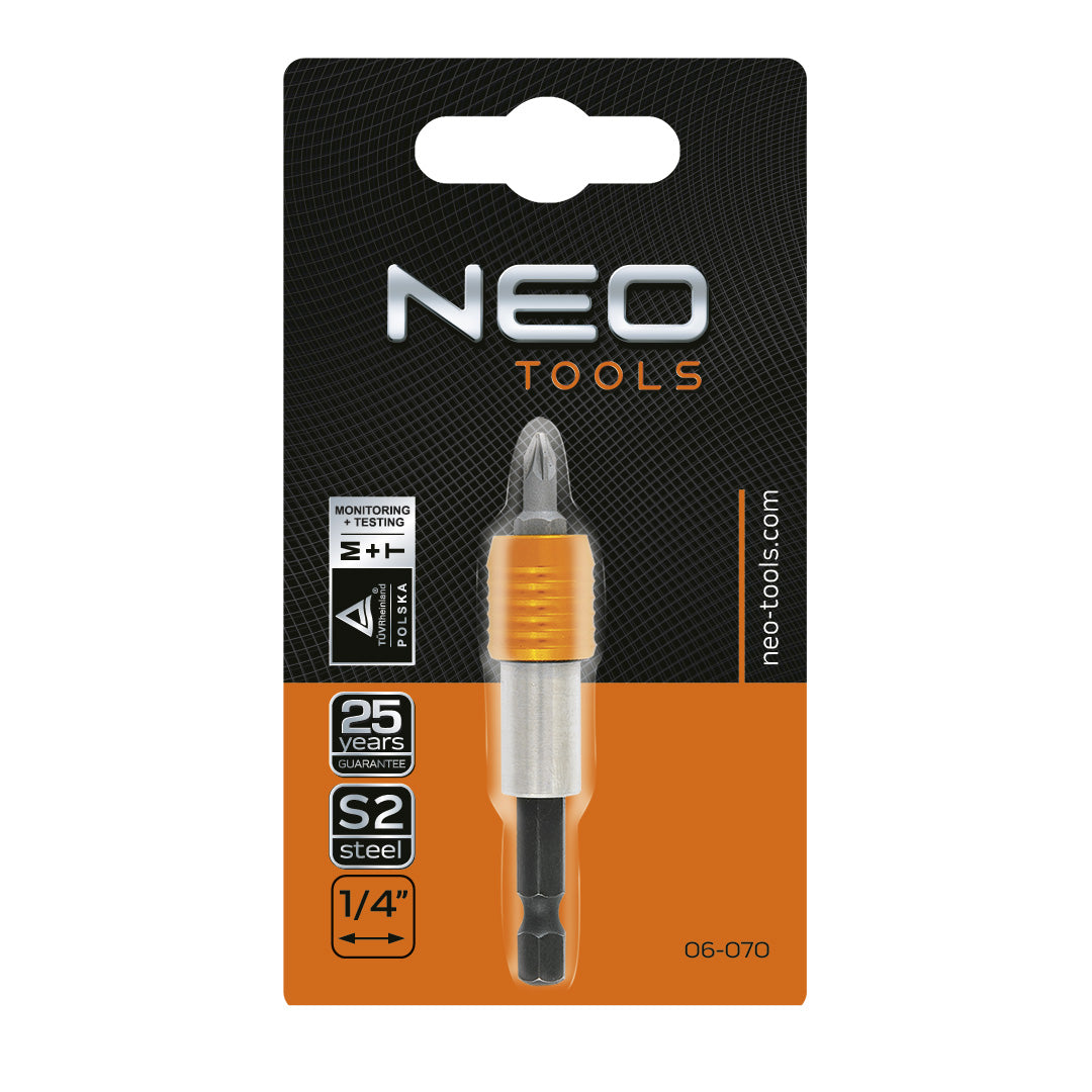 Nastavec na bity 1/4", 65 mm od NEO TOOLS nájdeš na naravis.sk