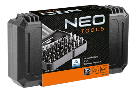 Sada bitov s nastavcom, 38 ks sada od NEO TOOLS nájdeš na naravis.sk
