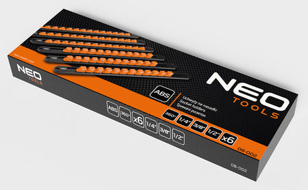 Držiaky adaptérov 1/4", 3/8", 1/2" - sada 6 ks. od NEO TOOLS nájdeš na naravis.sk