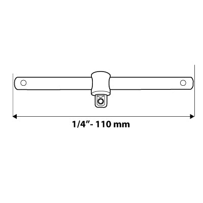 Vratidlo gola 1/4", 110 mm od NEO TOOLS nájdeš na naravis.sk