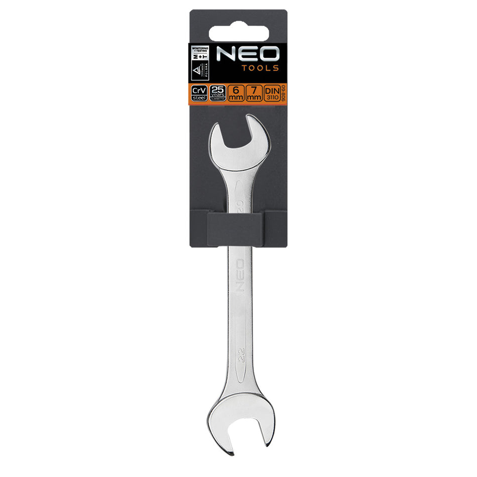 Kľúč maticový otvorený 6 x 7 mm od NEO TOOLS nájdeš na naravis.sk