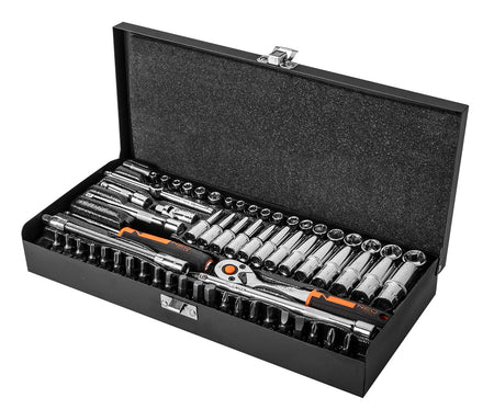Sada nástrčných kľúčov 1/4", 63 kusov, CrV od NEO TOOLS nájdeš na naravis.sk