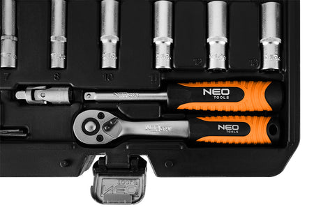 Sada nástrčných kľúčov 1/4", 55 kusov, satén od NEO TOOLS nájdeš na naravis.sk