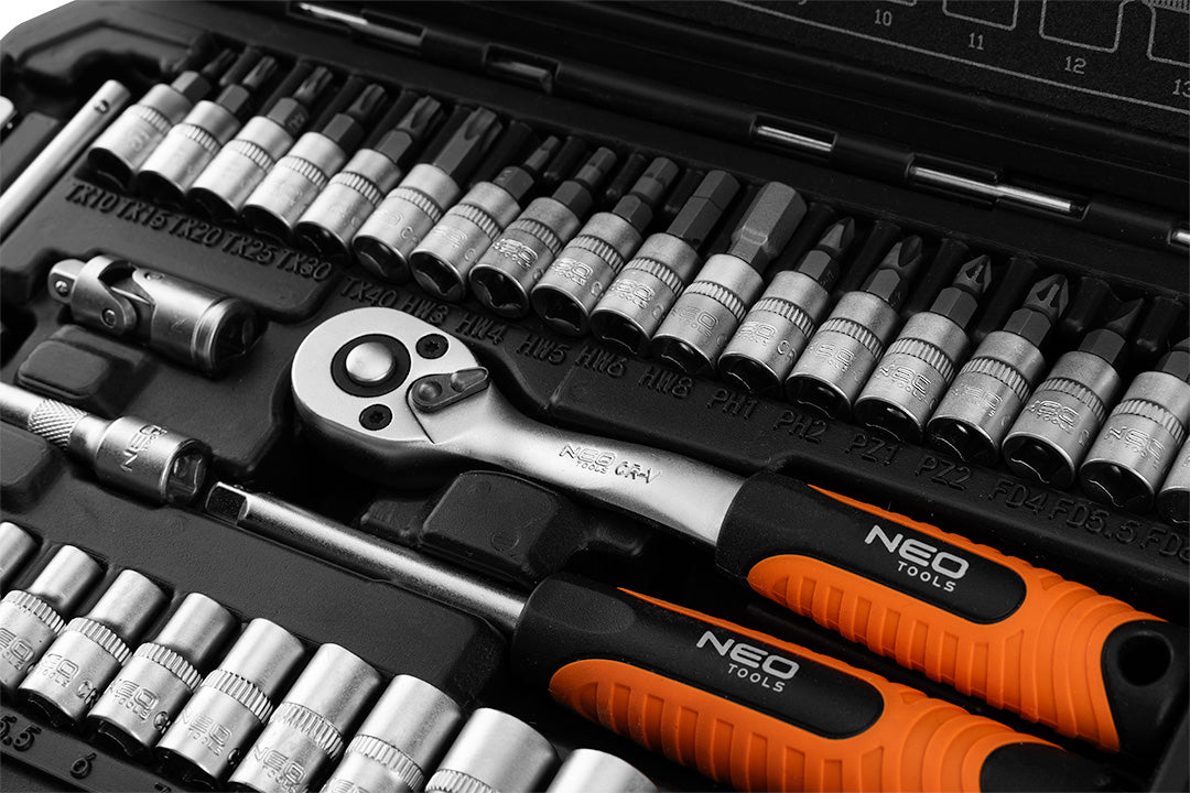 Sada nástrčných kľúčov 1/4", 38 kusov, satén od NEO TOOLS nájdeš na naravis.sk