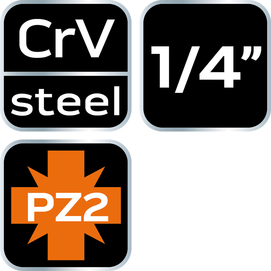 Skrutkovací bit PZ2 na 1/4" zásuvke, dlhý, 87 mm od NEO TOOLS nájdeš na naravis.sk