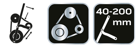 Kľúč na uťahovanie klinových remeňov 11ks od NEO TOOLS nájdeš na naravis.sk