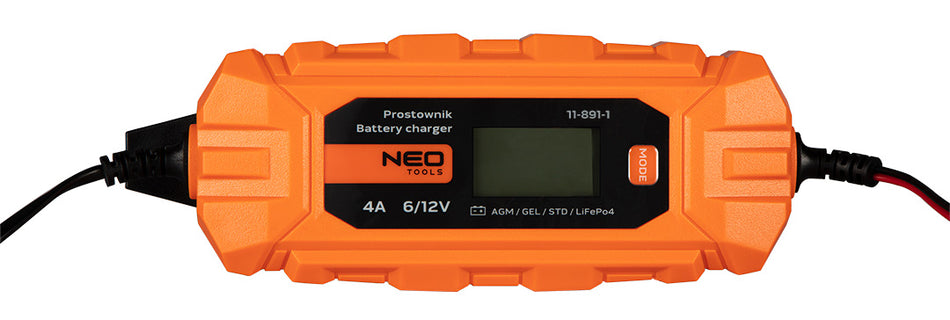 Automatický usmerňovač 4A/70W, 3-120Ah, pre kyslé / AGM / GEL batérie od NEO TOOLS nájdeš na naravis.sk