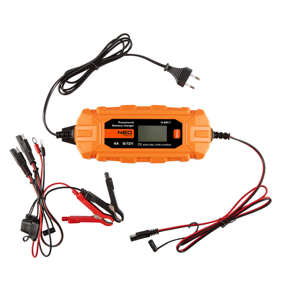 Automatický usmerňovač 4A/70W, 3-120Ah, pre kyslé / AGM / GEL batérie od NEO TOOLS nájdeš na naravis.sk