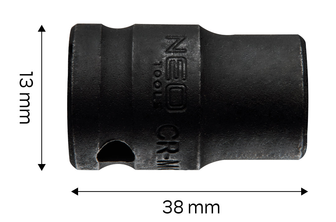 Príklepový nástavec 1/2", 13 x 38 mm, Cr-Mo od NEO TOOLS nájdeš na naravis.sk