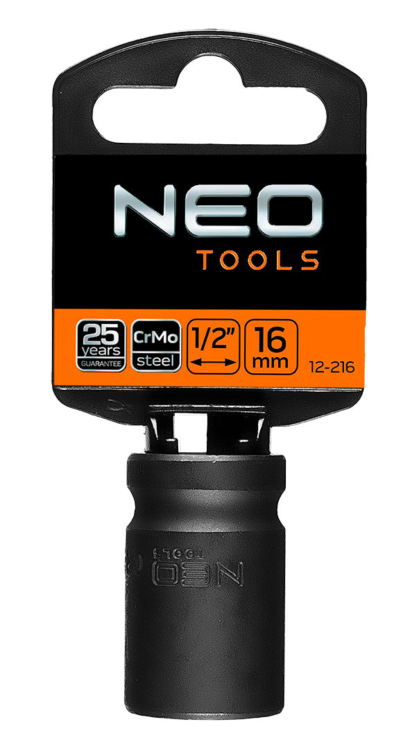 Príklepový nástavec 1/2", 16 x 38 mm, Cr-Mo od NEO TOOLS nájdeš na naravis.sk