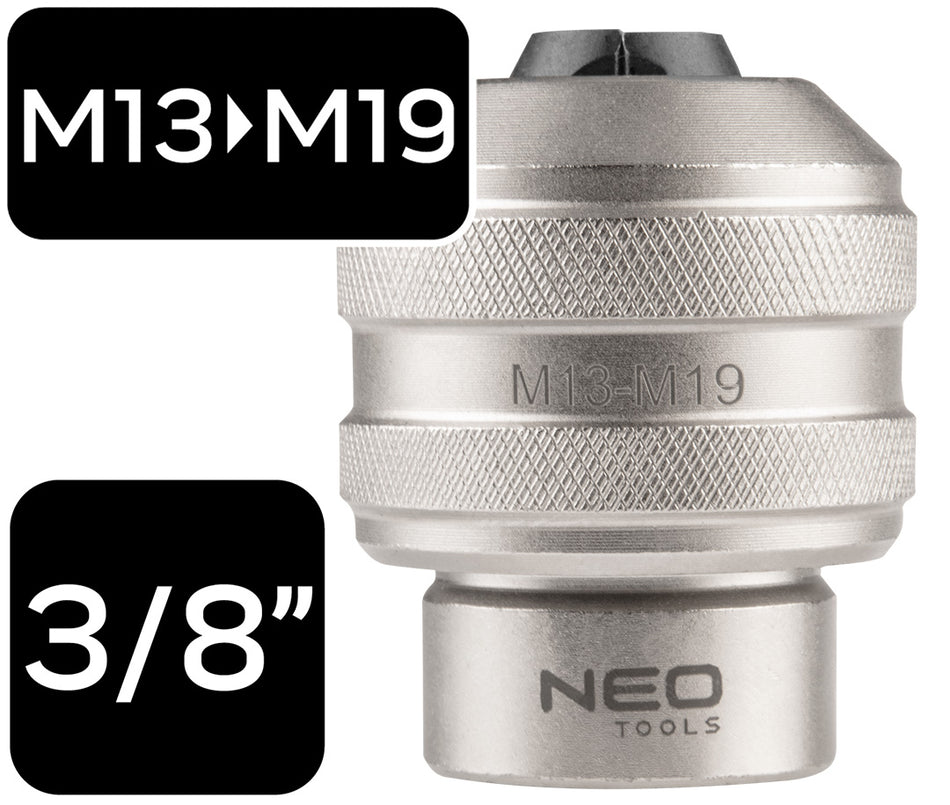 Adaptér pre závitníky, 1/2 "DR M13-M19 od NEO TOOLS nájdeš na naravis.sk