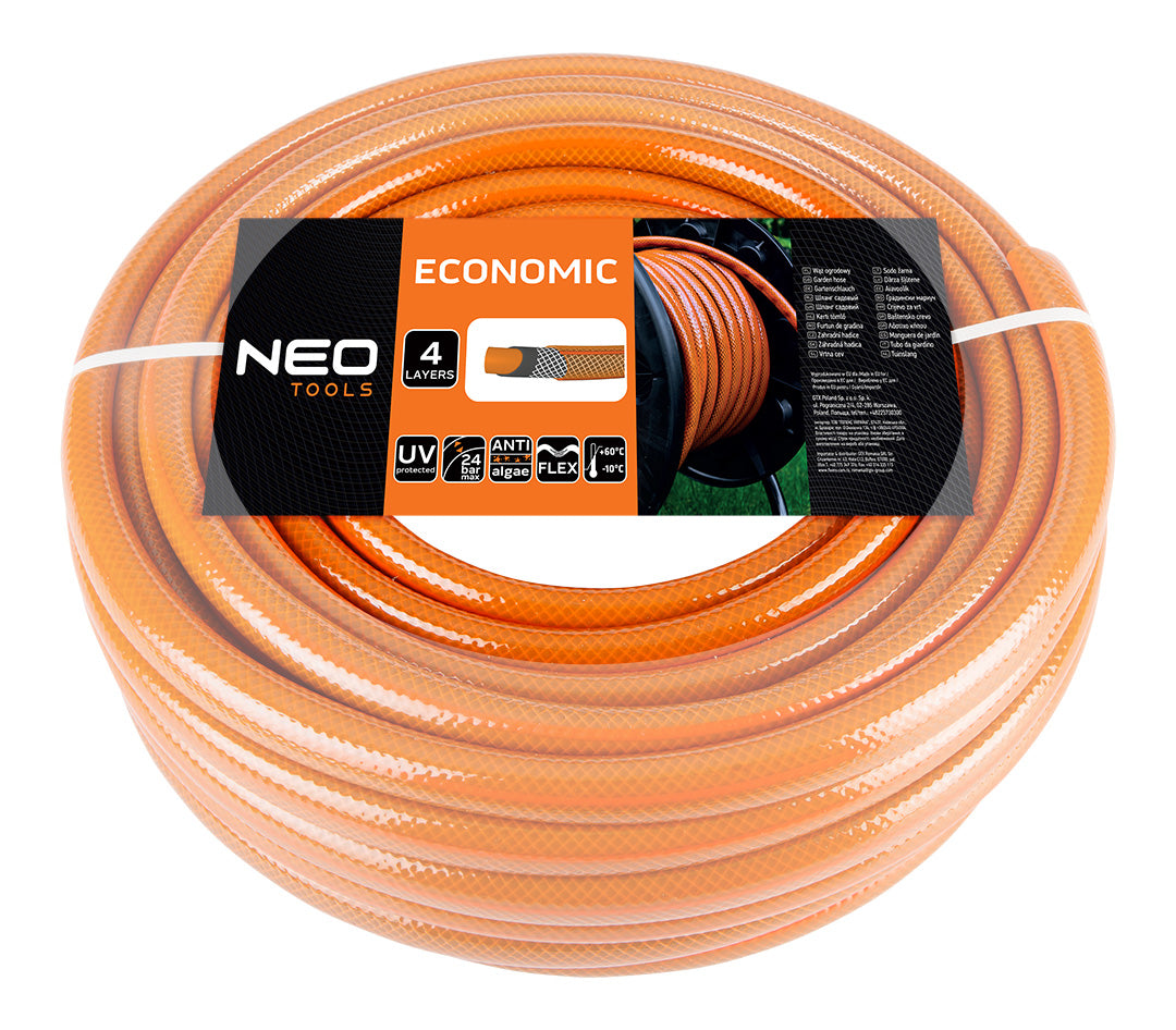 Záhradná hadica 1/2 "x30m, 4-vrstvová NEO ECONOMIC od NEO TOOLS nájdeš na naravis.sk