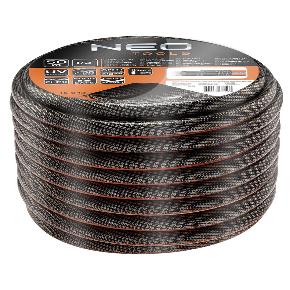 Záhradná hadica 1/2" x 50 m, 6-vrstvová NEO PROFESSIONAL od NEO TOOLS nájdeš na naravis.sk