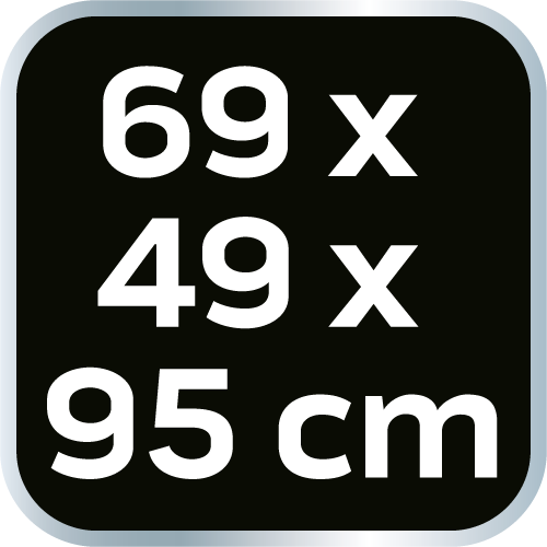 Skleník 69 x 49 x 95 cm, PVC fólia, kovová konštrukcia od NEO TOOLS nájdeš na naravis.sk