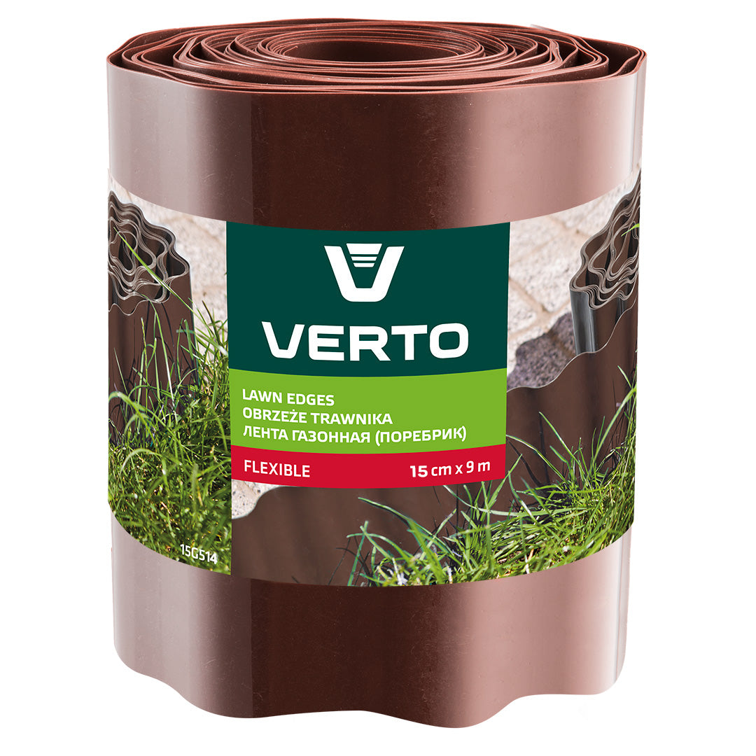 Okraj na trávniky 15 cm x 9 m, hnedý od VERTO nájdeš na naravis.sk