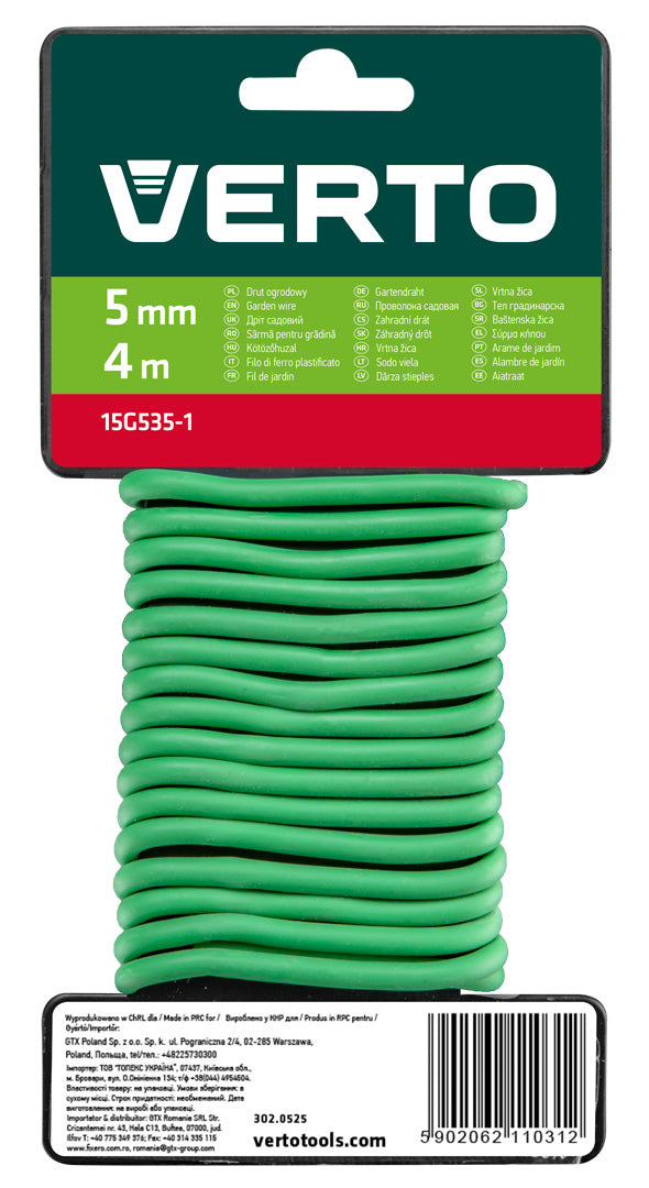 Záhradný drôt 5 mm, 4 m od VERTO nájdeš na naravis.sk