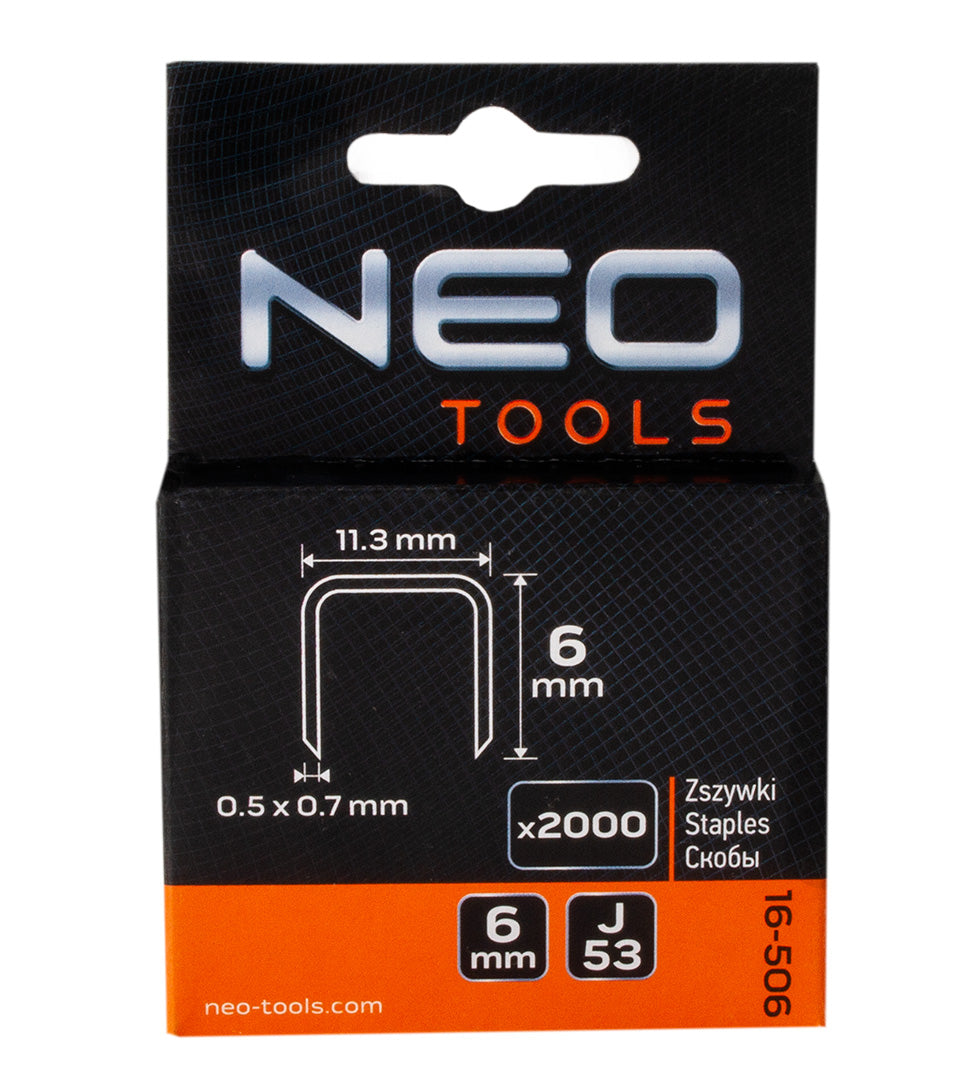 Spinky, J type, 6 mm, 2000 ks od NEO TOOLS nájdeš na naravis.sk