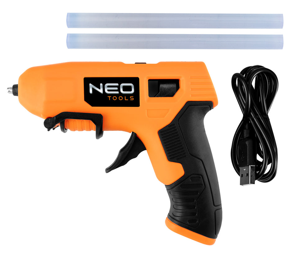 11 mm, 4 V, lepiaca pištoľ napájaná z USB od NEO TOOLS nájdeš na naravis.sk