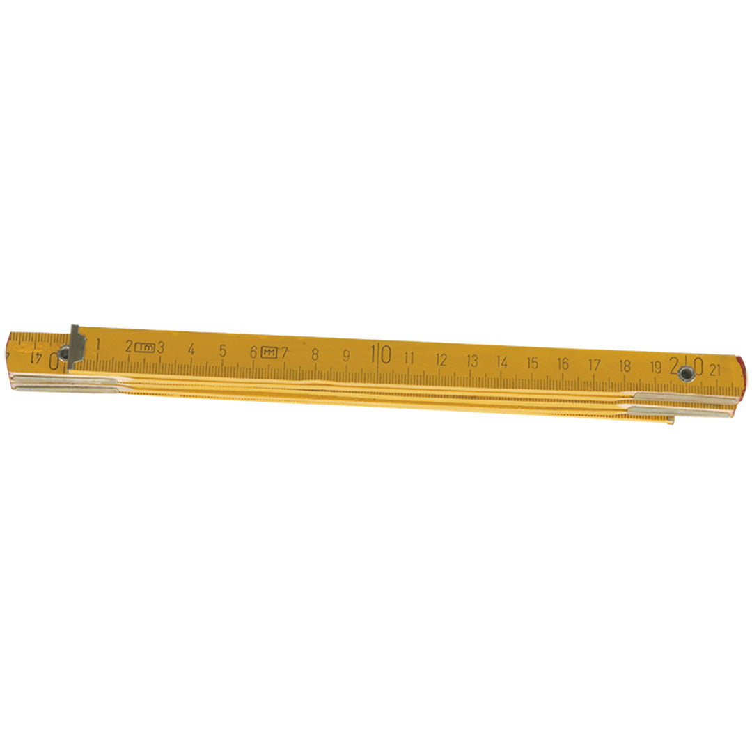 Drevené skladacie meter 2 m, žltý od Top Tools nájdeš na naravis.sk