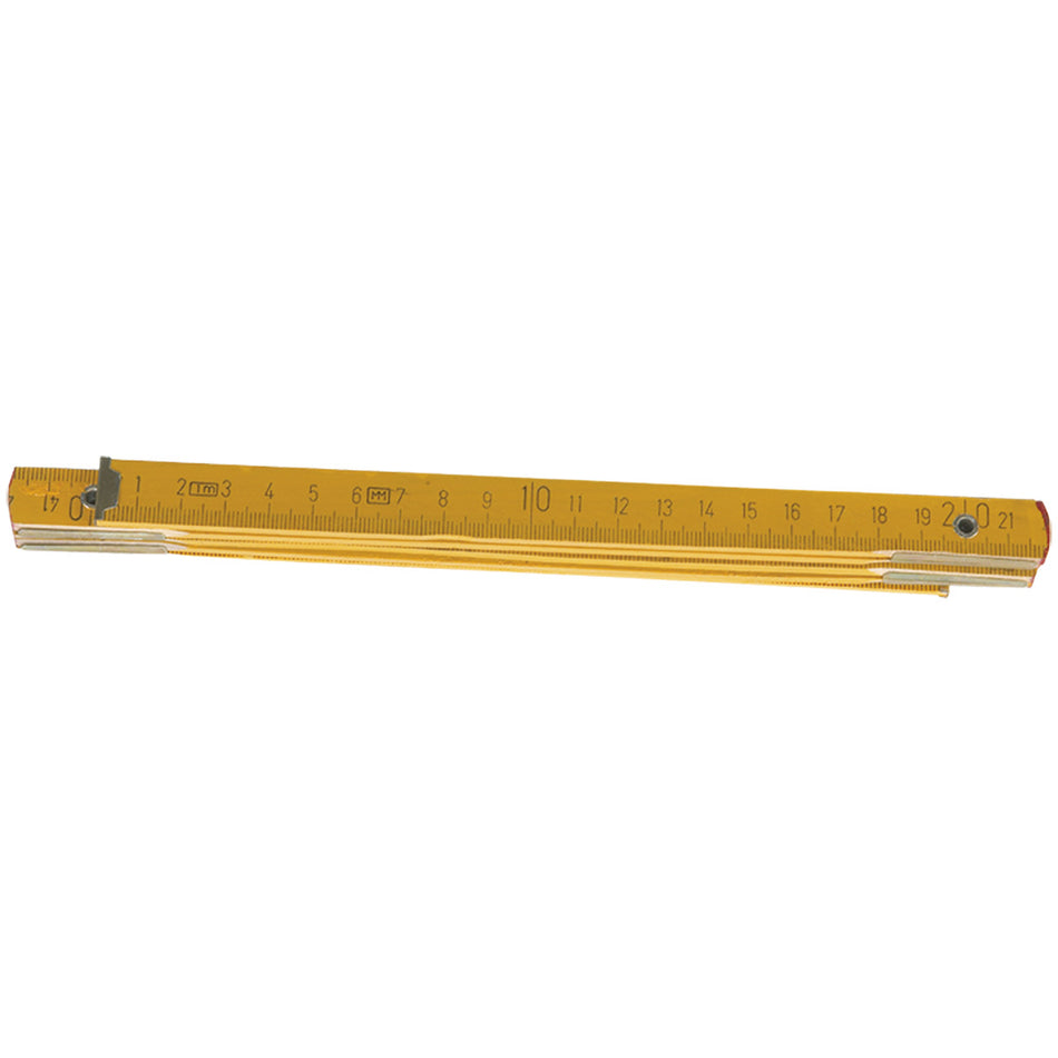 Drevené skladacie meter 2 m, žltý od Top Tools nájdeš na naravis.sk