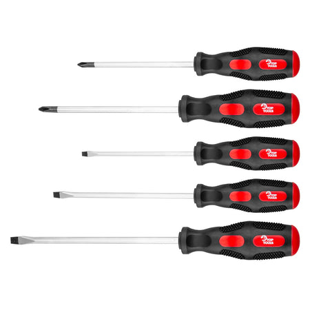 Sada skrutkovačov, 5 ks od Top Tools nájdeš na naravis.sk