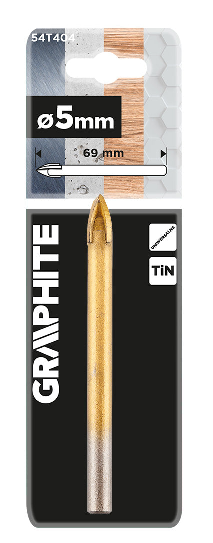 Univerzálny vrták TiN, 5 mm od GRAPHITE nájdeš na naravis.sk