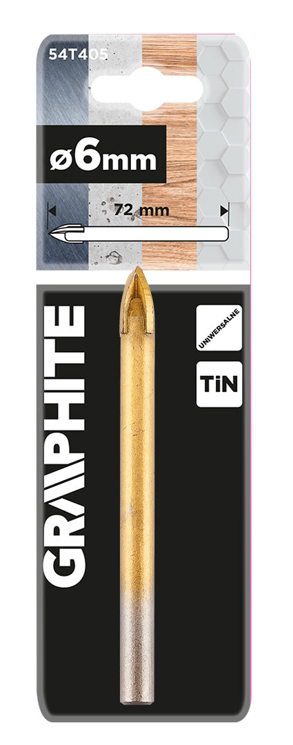 Univerzálny vrták TiN, 6 mm od GRAPHITE nájdeš na naravis.sk