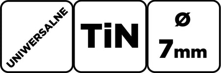 Univerzálny vrták TiN, 7 mm od GRAPHITE nájdeš na naravis.sk