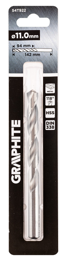 Vrták do kovu HSS, DIN 338, 11 mm od GRAPHITE nájdeš na naravis.sk