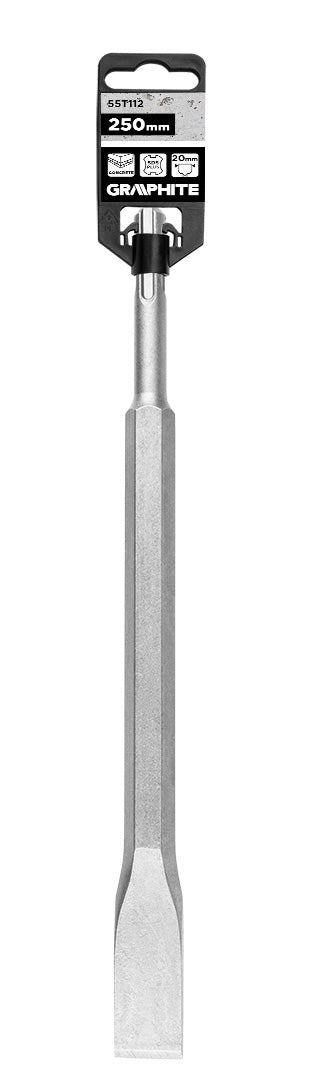 Plochý sekáč SDS Plus 20 x 14 x 250 mm od GRAPHITE nájdeš na naravis.sk