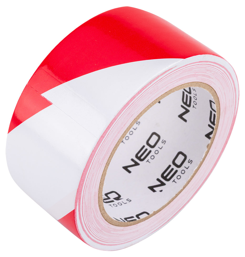 Samolepiaca červená a biela výstražná páska 50 mm x 33 m od NEO TOOLS nájdeš na naravis.sk