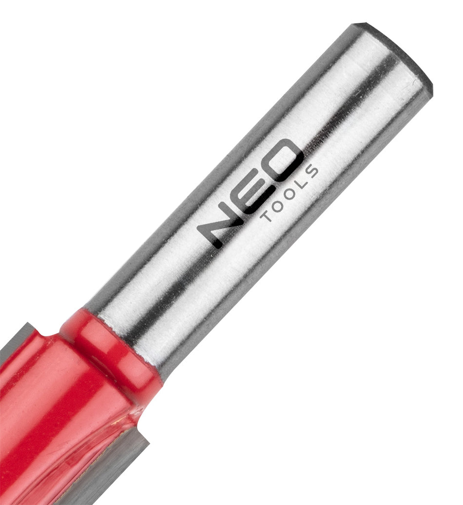 Priamy frézovací nástroj so spodným ložiskom, dlhý, TCT, 13 x 50 mm, stopka 8 mm od NEO TOOLS nájdeš na naravis.sk