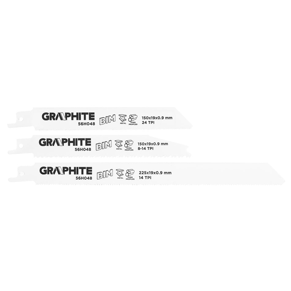 Šabľové pílové listy, BIM, sada 3 ks. od GRAPHITE nájdeš na naravis.sk