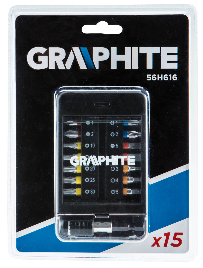 Sada bitov, 15 ks od GRAPHITE nájdeš na naravis.sk