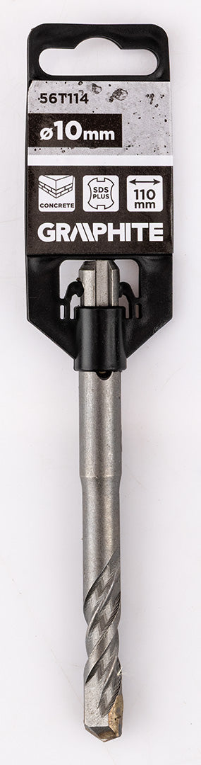 Vrták do betónu SDS Plus s dvojitou špirálou 10 x 110 mm od GRAPHITE nájdeš na naravis.sk