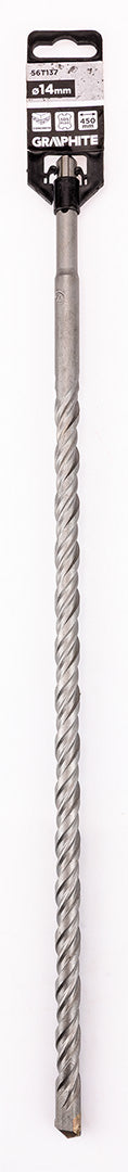 Vrták do betónu SDS Plus s dvojitou špirálou 14 x 450 mm od GRAPHITE nájdeš na naravis.sk